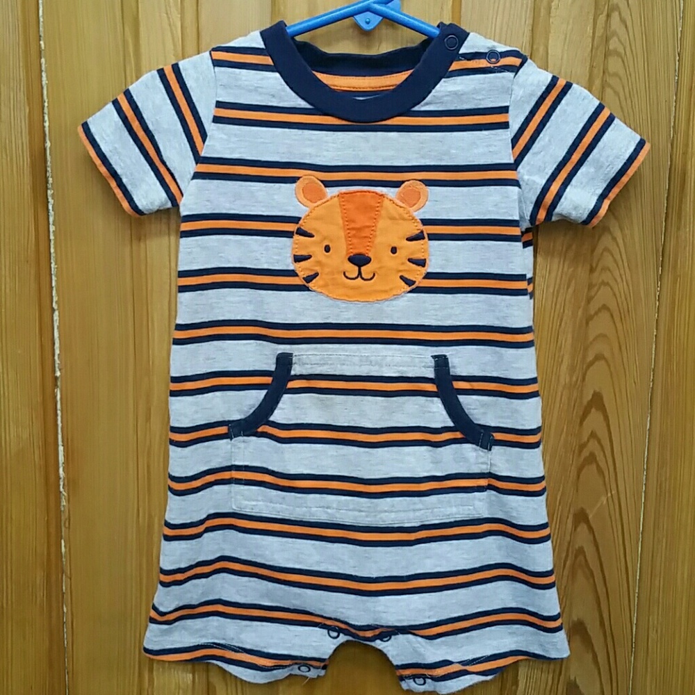 Striped Tiger Romper by Child of Mine. Size 18M
